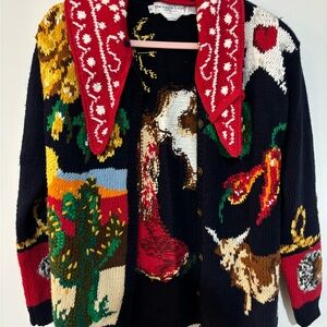 The Eagle's Eye Women's Western Cardigan - Multicolor